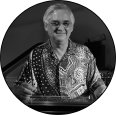 Doyle Grisham steel guitarist for Jimmy Buffett's Coral Reefer Band