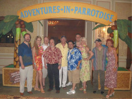 Adventures in Parrotdise - A Tribute to Jimmy Buffett with Jimmy Buffett Coral Reefer Band members Roger Bartlett, Amy Lee, Greg Fingers 
Taylor and Tom TC Mitchell at Ritz Carlton Kapalua Maui Hawaii